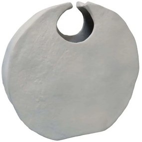 Βάζο Grantas 032557 32x7x31cm White Αλουμίνιο