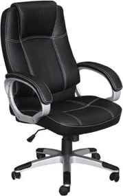 BF5450 Πολυθρόνα Γραφείου Διευθυντή, Pu Μαύρο   1τμχ