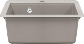 vidaXL Σιντρινο Γκρι 470 x 440 mm Γρανίτης