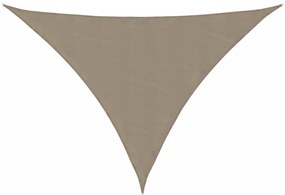 vidaXL Πανί Σκίασης Τρίγωνο Taupe 2,5 x 2,5 x 3,5 μ. από Ύφασμα Oxford