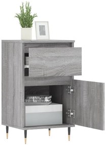 vidaXL Συρταριέρα Γκρι Sonoma 40 x 35 x 70 εκ. από Επεξεργασμένο Ξύλο