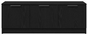 vidaXL Ντουλάπα τηλεόρασης Μαύρη Δρύς 102x35x36,5 εκ Επεξεργασμένο ξύλο