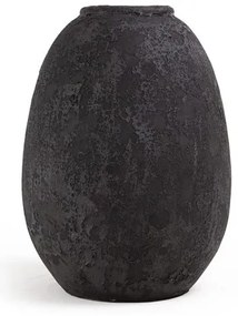 Κεραμικό Διακοσμητικό Βάζο Siso Nic Black Spot Gray Medium (24x24x36) Soulworks 0630059