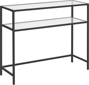 Μπουφές  Μαύρο / Διάφανο CLEZUA 90x30x80