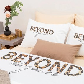 Σετ Σεντόνια Υπέρδιπλα Digital Print Beyond Λευκό 1x(220x240) + 2x(50x70) - Borea Home