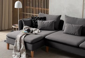 Corner Sofa Flexy Relax - Anthracite Anthracite
