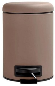 Κάδος Απορριμμάτων Mono 25219 3L Φ17cm 25cm Taupe Sodahl Rubber