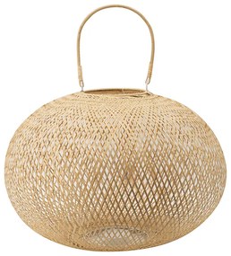 Artekko Lantern Φανάρι Πλεκτό Bamboo Μέταλλο Φυσική Απόχρωση (53x53x37)cm