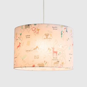 Παιδικό φωτιστικό οροφής VEIS Animal Map