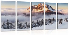 Εικόνα 5 μερών Rozsutec στο πάπλωμα χιονιού - 200x100