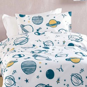 Ζεύγος Μαξιλαροθήκες (50x70) Rythmos Symbol Saturn White