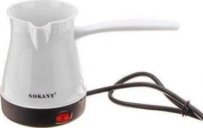 Sokany SK-219 Ηλεκτρικό Μπρίκι 600W με Χωρητικότητα 500ml White
