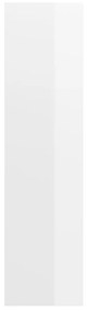 Έπιπλο Τηλεόρασης Κρεμαστό Λευκό 37x37x142,5 εκ. Μοριοσανίδα - Λευκό