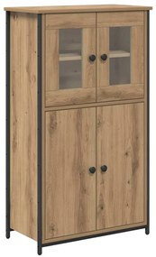 vidaXL Highboard Artisan Oak 62 x 32 x 106,5 εκ Επεξεργασμένο ξύλο