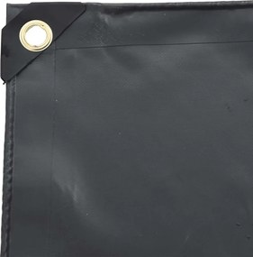 vidaXL Μουσαμάς Ανθρακί 650 γρ./μ.² 2,5x4,5 μ.