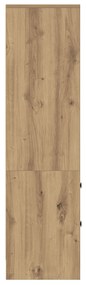 vidaXL Μονάδα Ραφιών Artisan Oak Artisan Oak Επεξεργασμένο ξύλο Μεσαίο