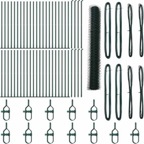 vidaXL Στύλος Περιφράξεων Πράσινο 100 x 1,2 μ (36 mm δίχτυ)