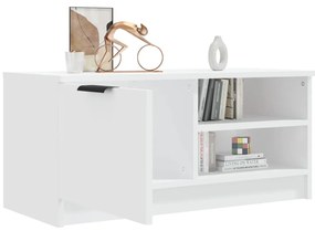 vidaXL Έπιπλο Τηλεόρασης Λευκό 80x35x36,5 εκ. Επεξεργασμένο Ξύλο