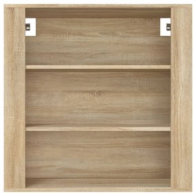 vidaXL Ντουλάπι Τοίχου Sonoma Δρυς 80x33x80 εκ. Επεξεργασμένο Ξύλο