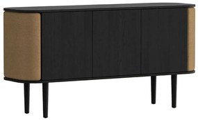 Μπουφές Treasures Horizons S 5107C709-01 150x43x75cm Black Oak-Sugar Umage Steel,Wood