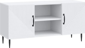 vidaXL Ντουλάπι TV Λευκό 102 x 34,5 x 50 εκ. Επεξεργασμένο Ξύλο