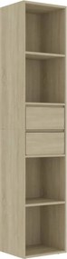 vidaXL Βιβλιοθήκη Χρώμα Sonoma Δρυς 36 x 30 x 171 εκ. από Επεξ. Ξύλο
