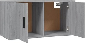 vidaXL Σετ Επίπλων Τηλεόρασης 3 Τεμ. Γκρι Sonoma Επεξεργασμένο Ξύλο