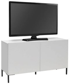 Έπιπλο τηλεόρασης Ruby Megapap μελαμίνης χρώμα λευκό 120x70x43εκ.