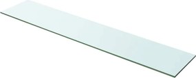vidaXL Ράφι Πάνελ Διάφανο 100 x 20 εκ. Γυάλινο