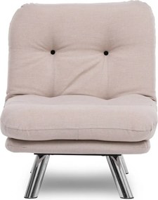 Πολυθρόνα-Κρεβάτι Κρέμα MISA SMALL SOLO 78x70x85