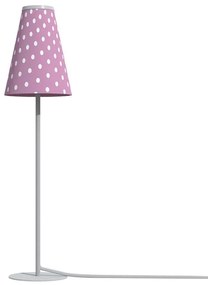 Φωτιστικό Επιτραπέζιο Trifle 8080 1xG9 max 10W Pink-White Nowodvorski Aluminium, Cotton