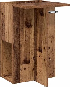 vidaXL End Table Παλιό ξύλο 35 x 40 x 55 εκ. Επεξεργασμένο ξύλο