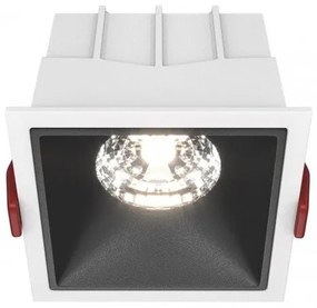 Χωνευτό Σποτ Οροφής Alfa LED 15W 4000K Μαύρο-Λευκό DL043-01-15W4K-SQ-WB MAYTONI DL043-01-15W4K-SQ-WB Ασπρόμαυρο