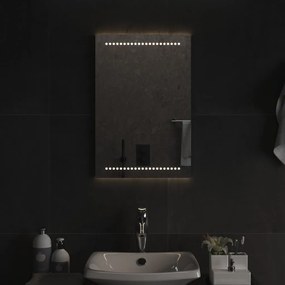 vidaXL Καθρέφτης Μπάνιου με LED 40x60 εκ.