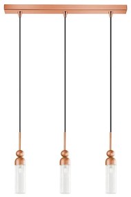 Φωτιστικό Οροφής - Ράγα 01480.07B 3xG9 70cm Copper Luma