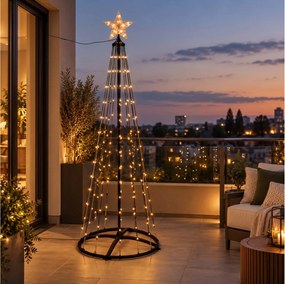 ΔΈΝΤΡΑ ΑΤΜΟΣΦΑΙΡΙΚΉΣ ΔΙΑΚΌΣΜΗΣΗΣ ΑLL ΥEAR LONG TREE 370LED 210CM EXTRA WW