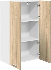 vidaXL Κρεμαστό ντουλάπι με αποθήκευση Δρύς Sonoma 60 x 31 x 100 εκ.