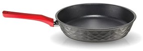 Τηγάνι Φ 30 Cm Red Diamond 014012201 Grey Pyramis 30cm Aluminium
