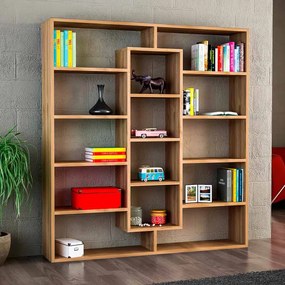 ΒΙΒΛΙΟΘΗΚΗ AMPLE MEGAPAP ΧΡΩΜΑ ΚΑΡΥΔΙ 125X22X135,7ΕΚ.