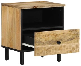 vidaXL Κομοδίνα 2 τεμ. 40 x 33 x 46 εκ. από Μασίφ Ξύλο Μάνγκο