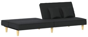Καναπές Κρεβάτι Μαύρος Υφασμάτινος - Μαύρο