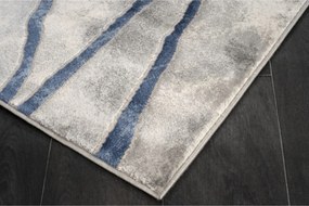 Stewehome μοντέρνο χαλί με βαμβάκι γκρι και μπλε 120x180x6 cm