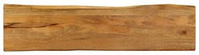 vidaXL Επιφάνεια Τραπεζιού 160x40x2,5 εκ. Live Edge Μασίφ Ξύλο Μάνγκο