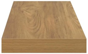 vidaXL Ράφι Τοίχου Επιτοίχιο Καφέ 120 x 23,5 x 4 εκ Επεξεργασμένο ξύλο