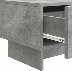 VidaXL Ντουλάπι TV 147 x 34,5 x 30 εκ Γκρι Σκυροδέματος