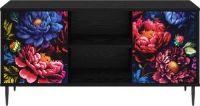 vidaXL Ντουλάπι TV KIEL 102 x 33 x 51 εκ Μαύρη Δρυς Επεξεργασμένο Ξύλο