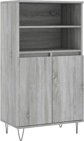 vidaXL Ντουλάπι Γκρι Sonoma 60 x 36 x 110 εκ. από Επεξεργασμένο Ξύλο