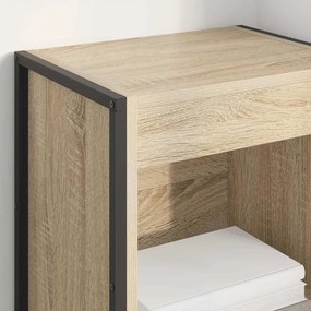 vidaXL Βιβλιοθήκη Σονόμα 40 x 30 x 155 εκ Επεξεργασμένο ξύλο