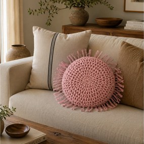 Μαξιλάρι Tufo Unique Living - 45cm - Ροζ