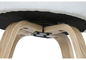 Σκαμπό Home ESPRIT Λευκό Ξύλο 58 x 56 x 86 cm